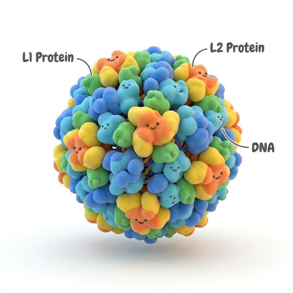 HPV Virus Illustration